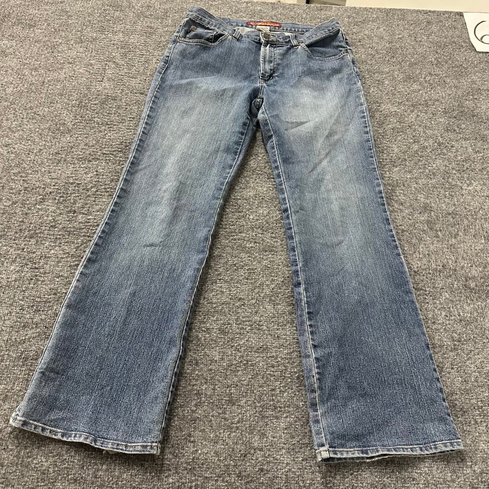 Z. Cavaricci Jeans Womens Size 10 Blue Bootcut Stretch Casual Medium Wash